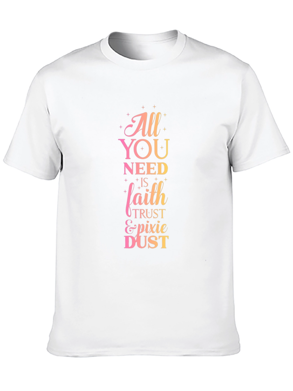 All You Need Is Faith Black T-Shirt