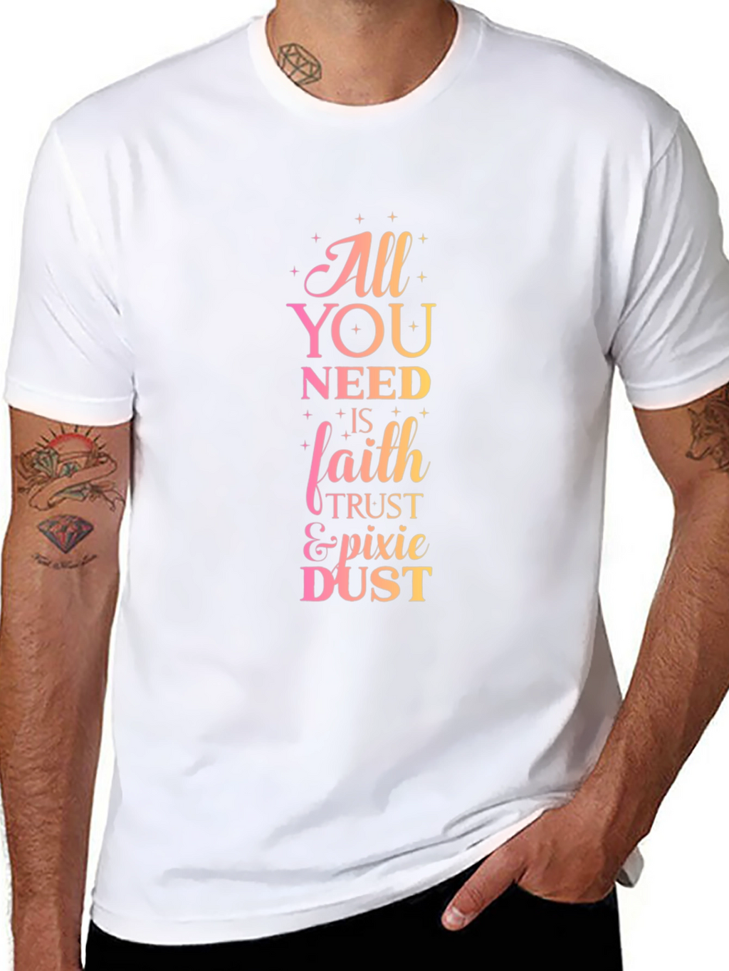 All You Need Is Faith Black T-Shirt