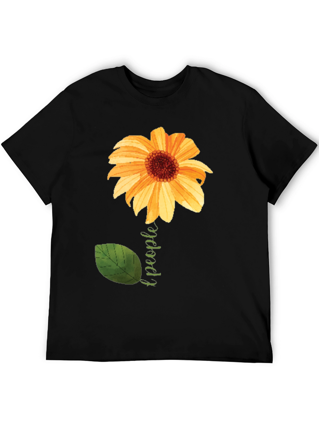 Sunflower People Black T-Shirt