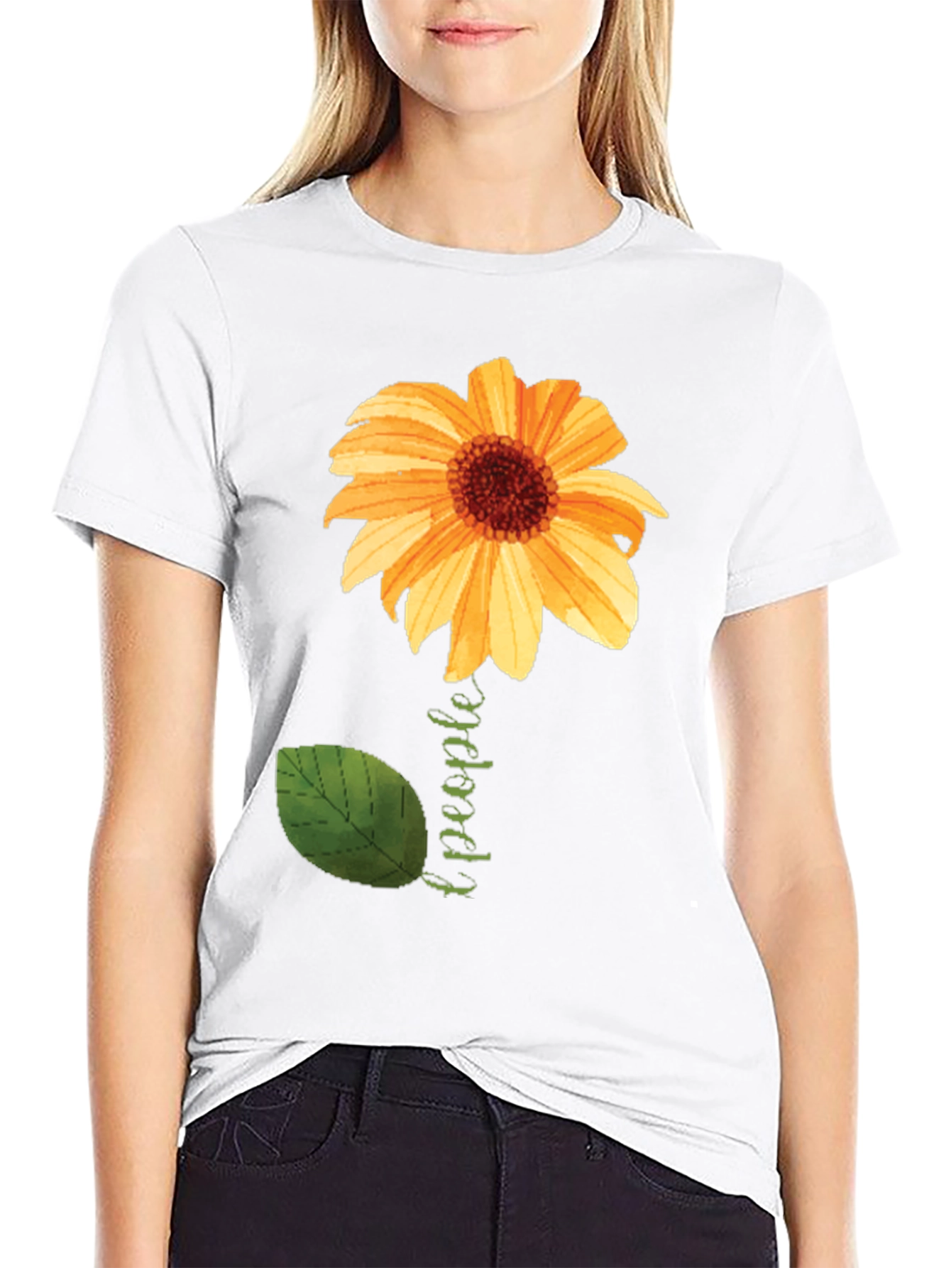 Sunflower People Black T-Shirt