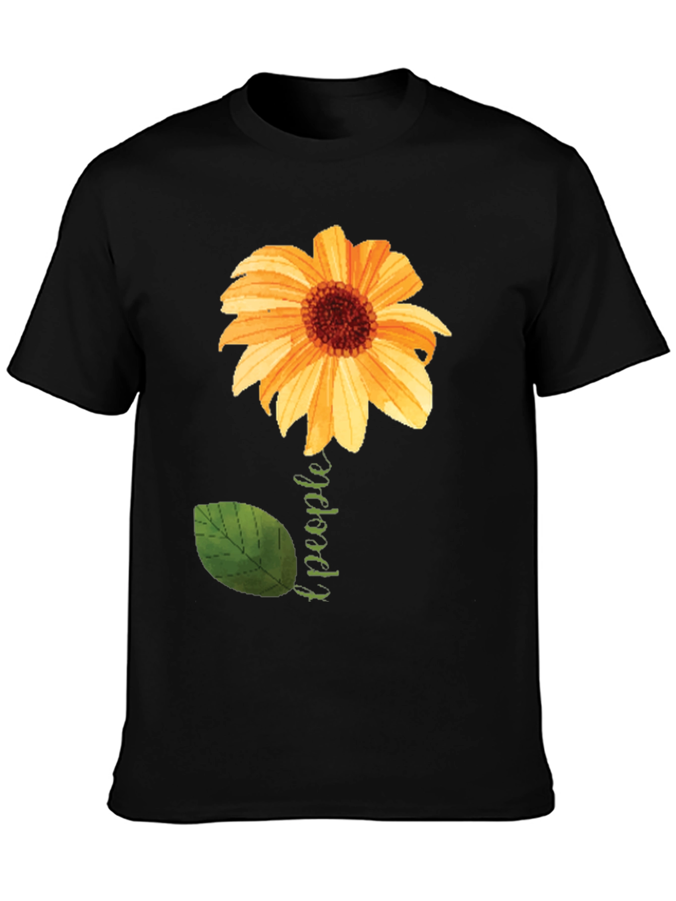 Sunflower People Black T-Shirt