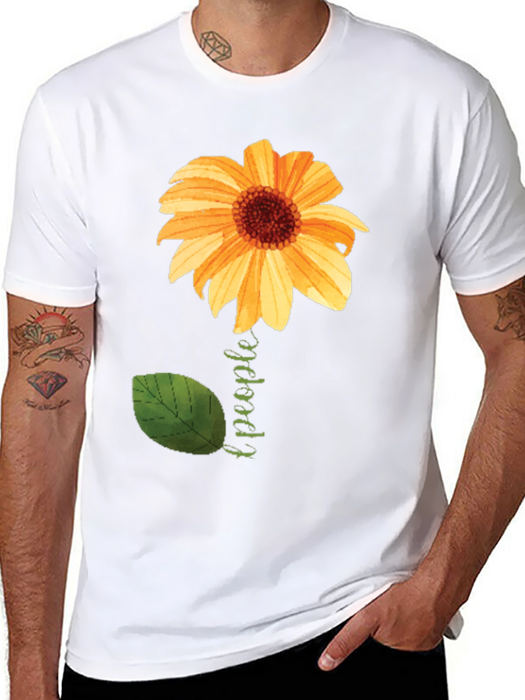 Sunflower People Black T-Shirt