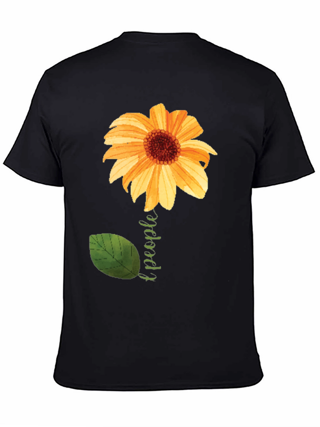 Sunflower People Black T-Shirt