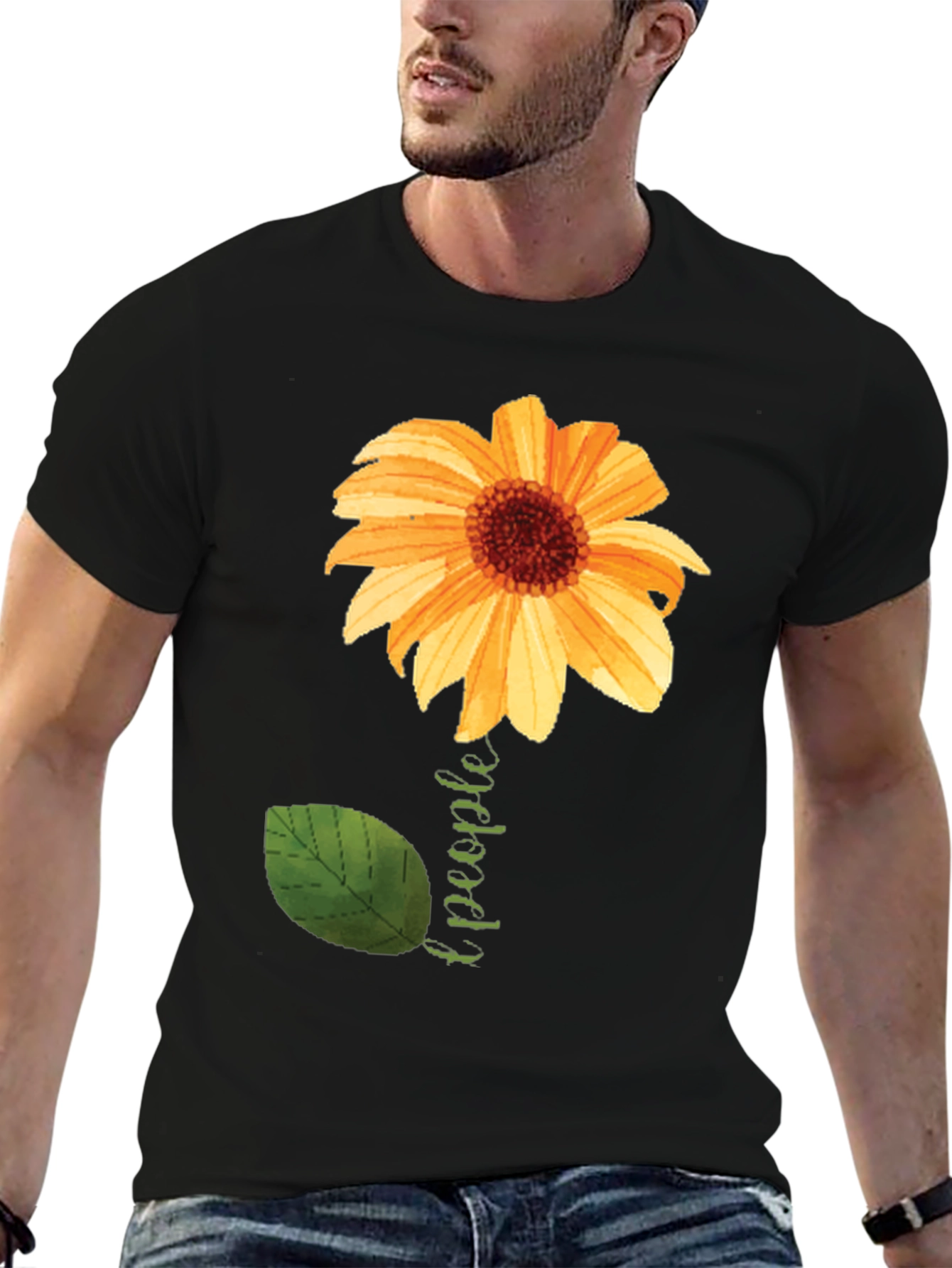 Sunflower People Black T-Shirt