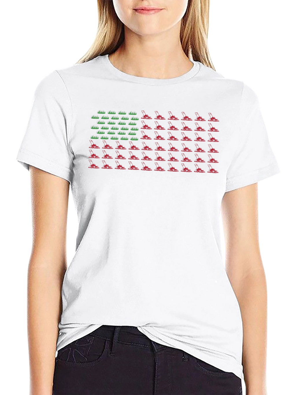 American Snowmobile Flag Graphic Tee