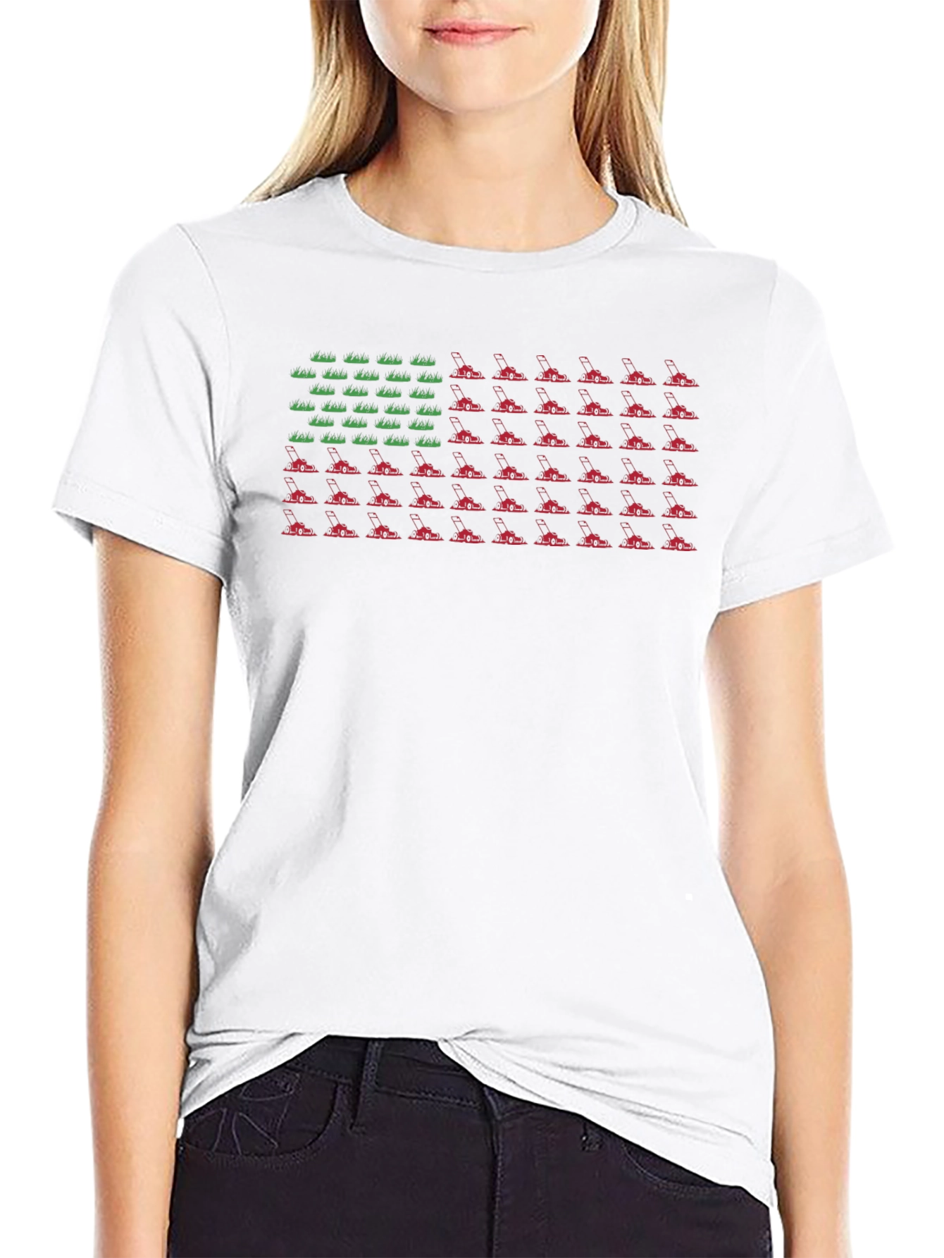 American Snowmobile Flag Graphic Tee