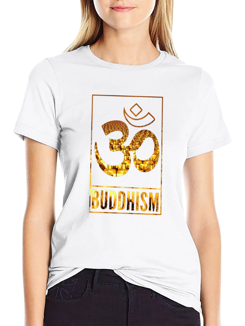 Buddhism Om Symbol Graphic Tee