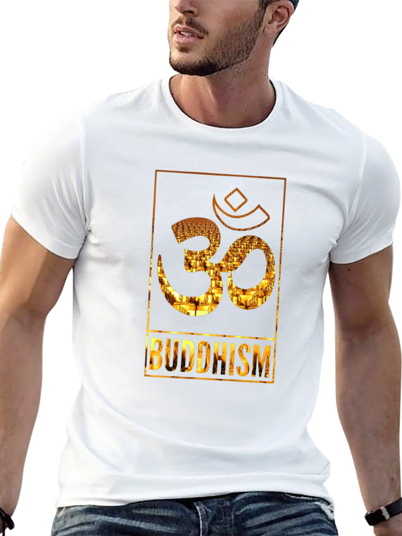 Buddhism Om Symbol Graphic Tee