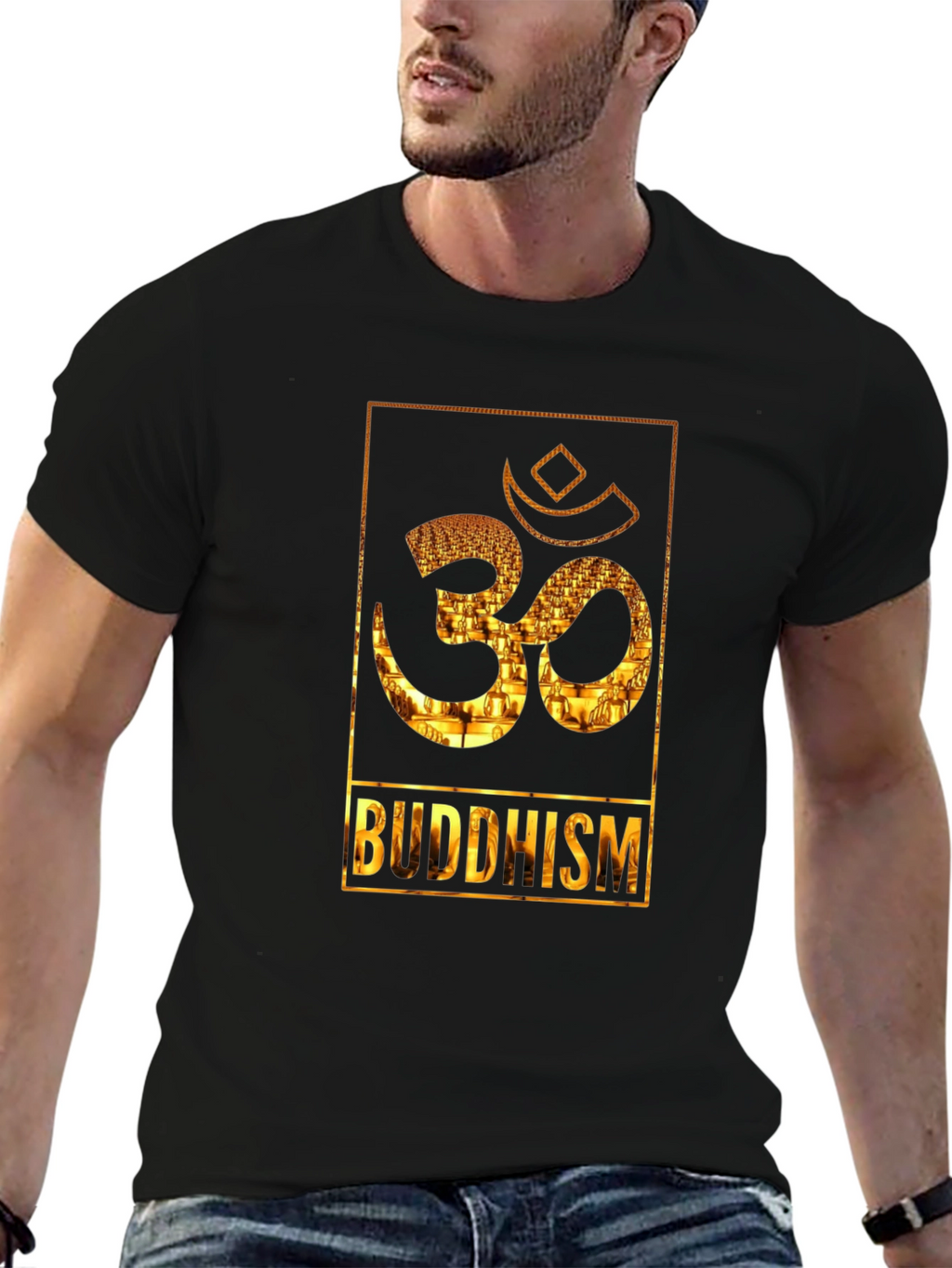 Buddhism Om Symbol Graphic Tee