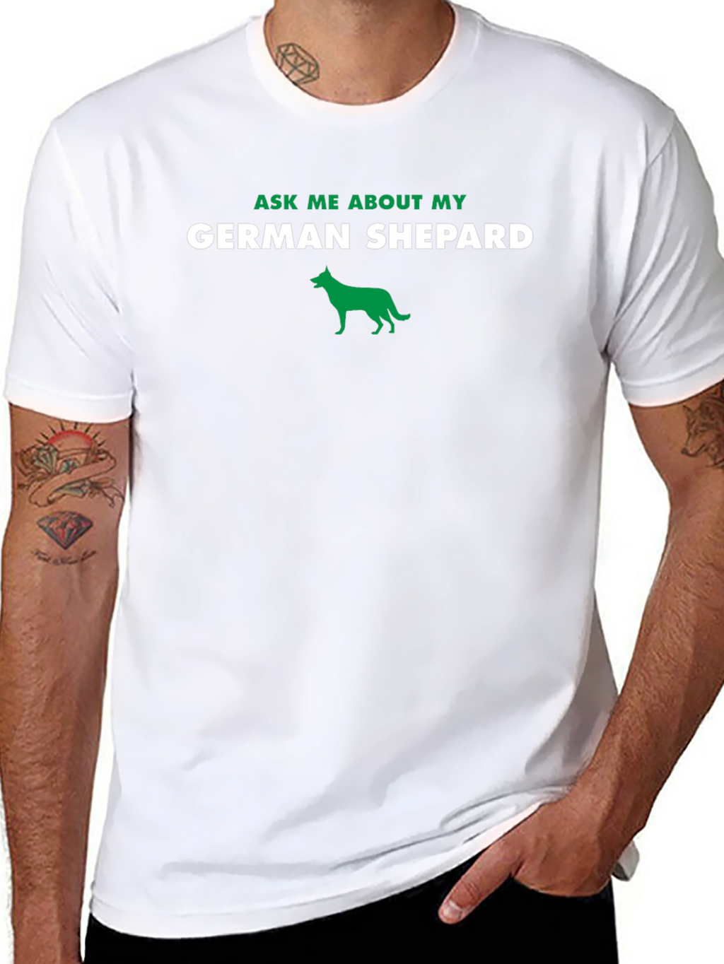 Ask Me About My German Shepherd T-Shirt