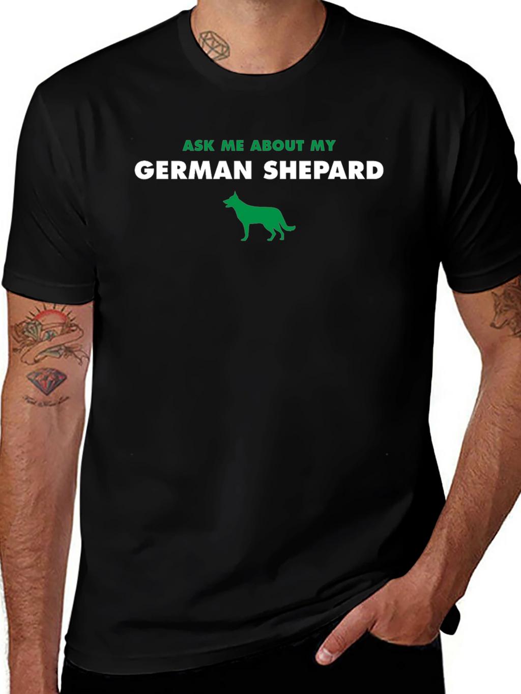 Ask Me About My German Shepherd T-Shirt