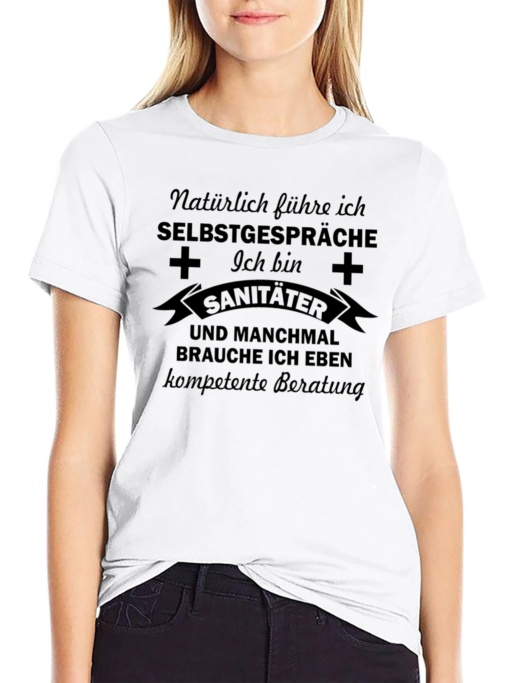 Sanitater German Funny T-Shirt