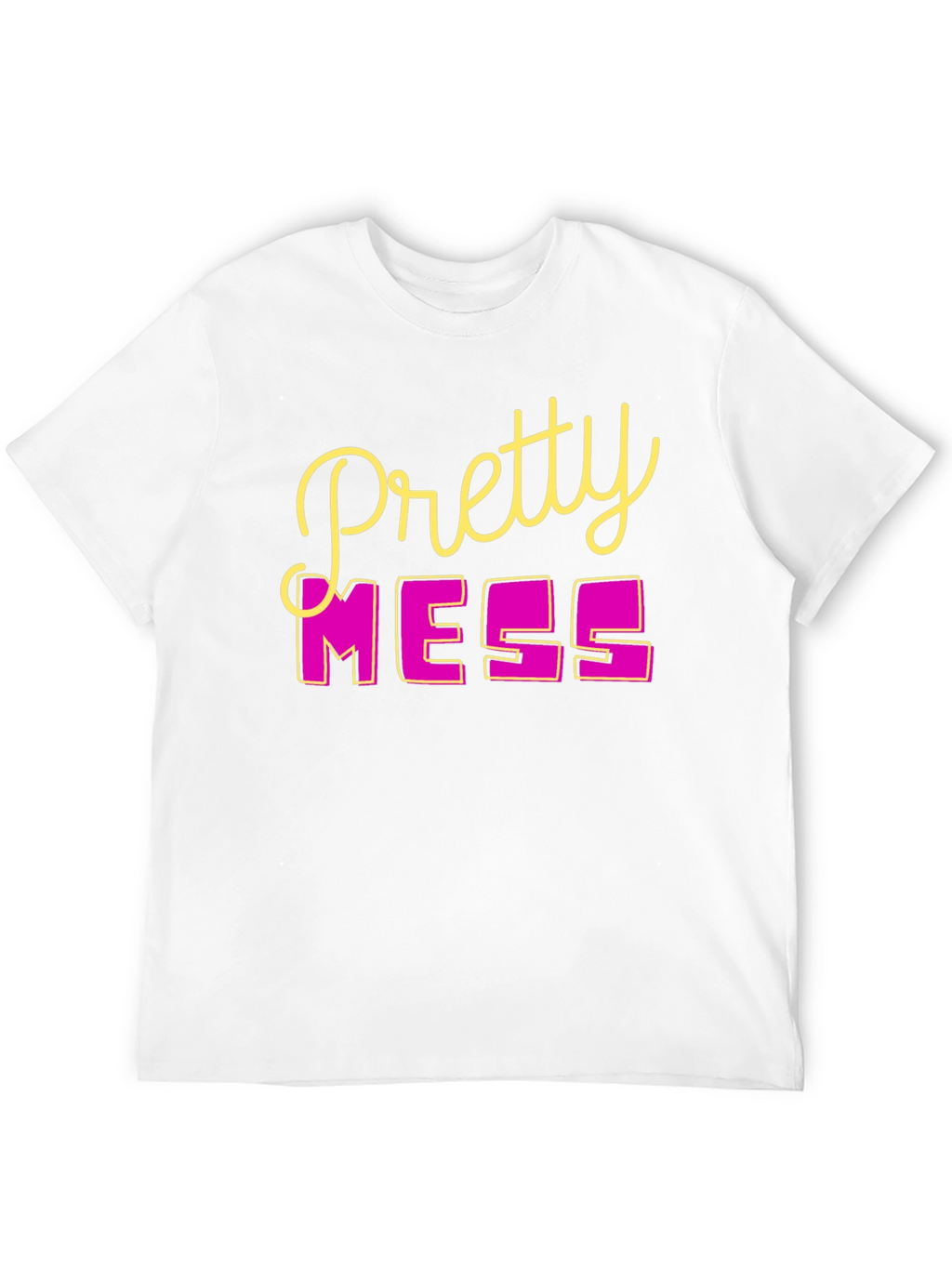 Pretty Mess Graphic Tee - Stylish Casual Wear