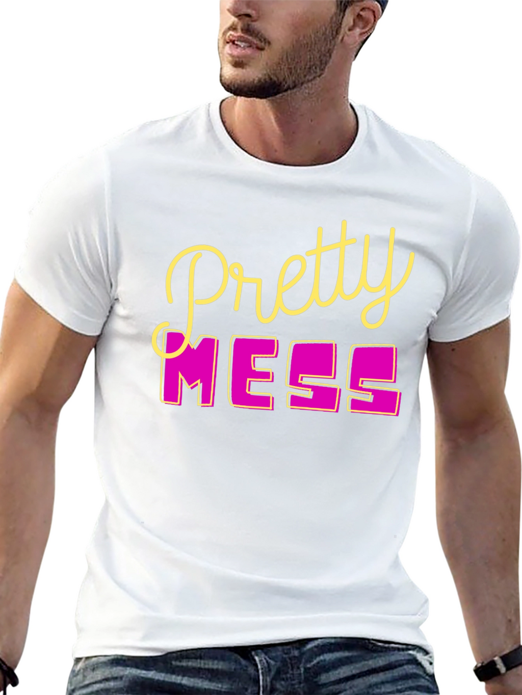 Pretty Mess Graphic Tee - Stylish Casual Wear