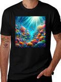 Vibrant Coral Reef Graphic Tee