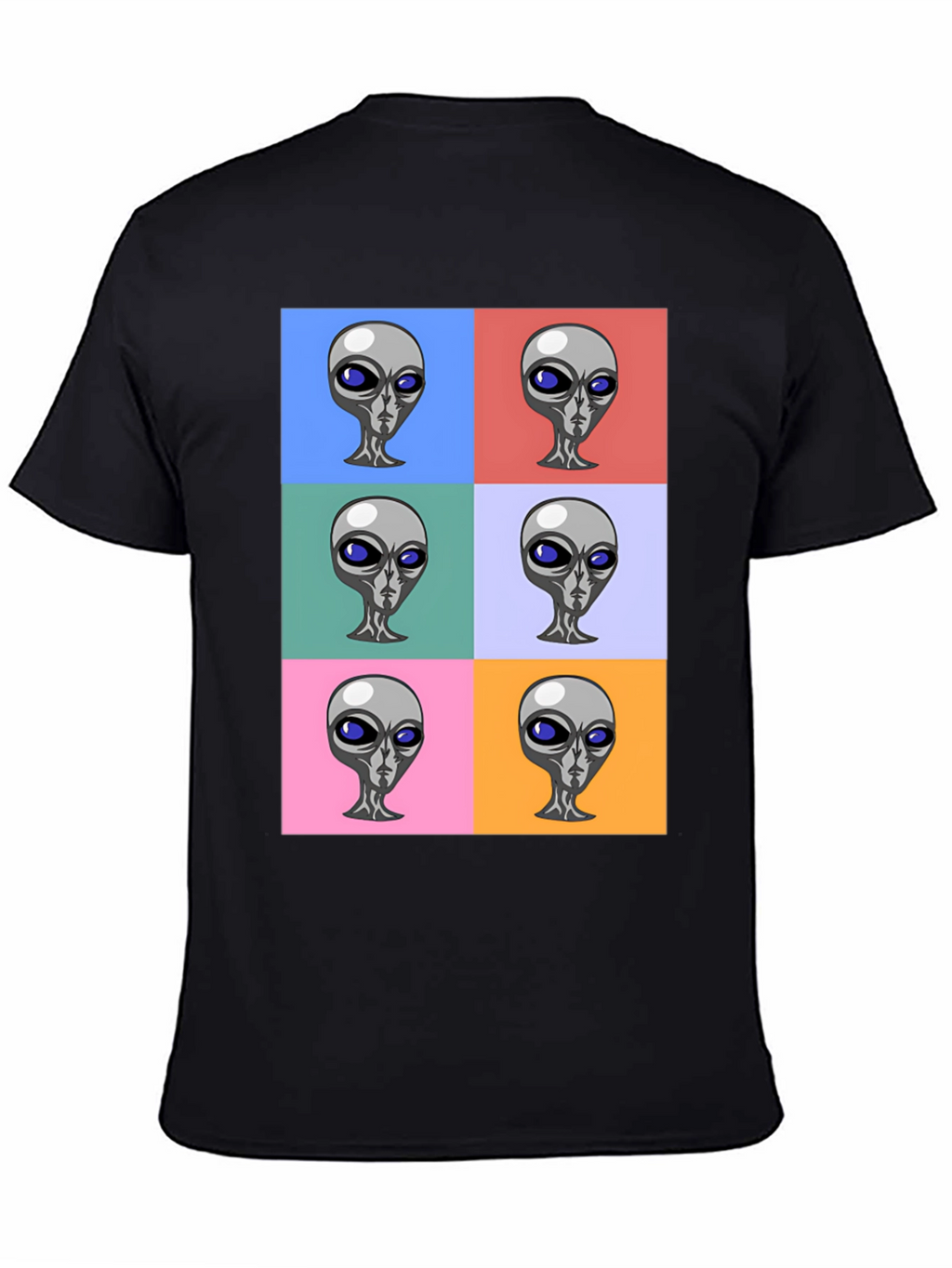 Alien Pop Art Graphic T-Shirt