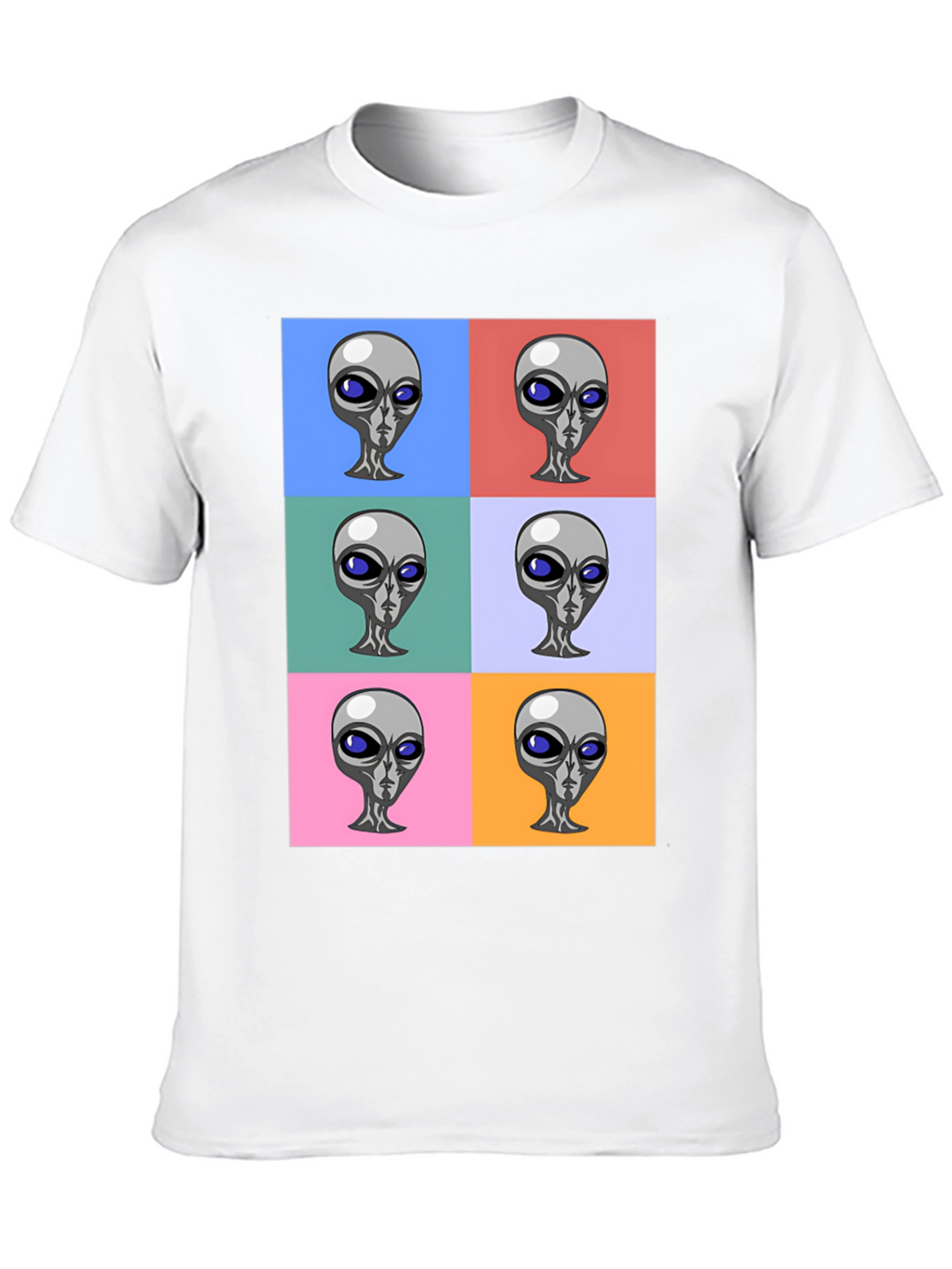 Alien Pop Art Graphic T-Shirt