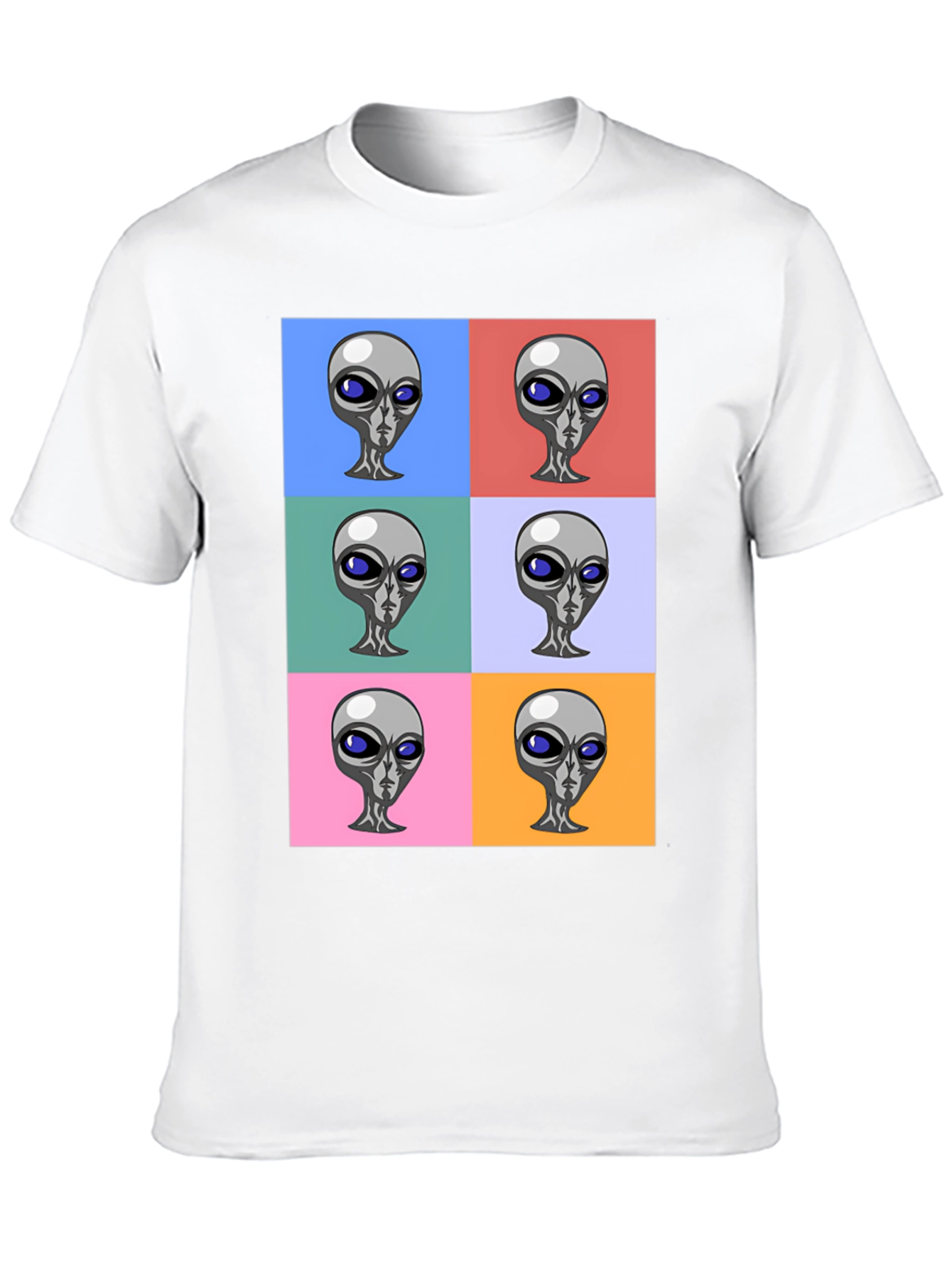 Alien Pop Art Graphic T-Shirt