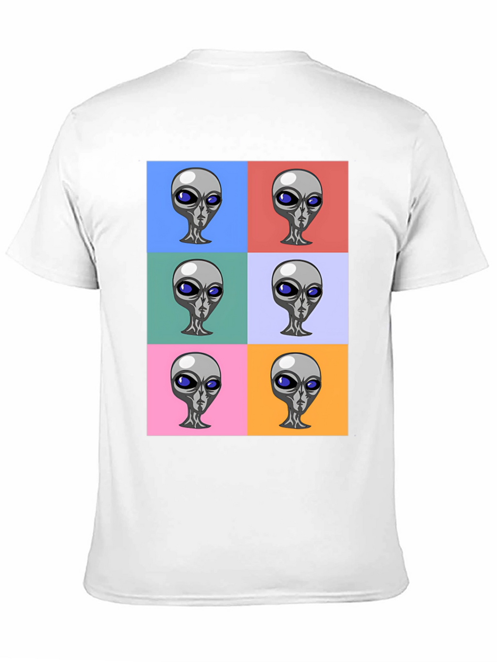 Alien Pop Art Graphic T-Shirt