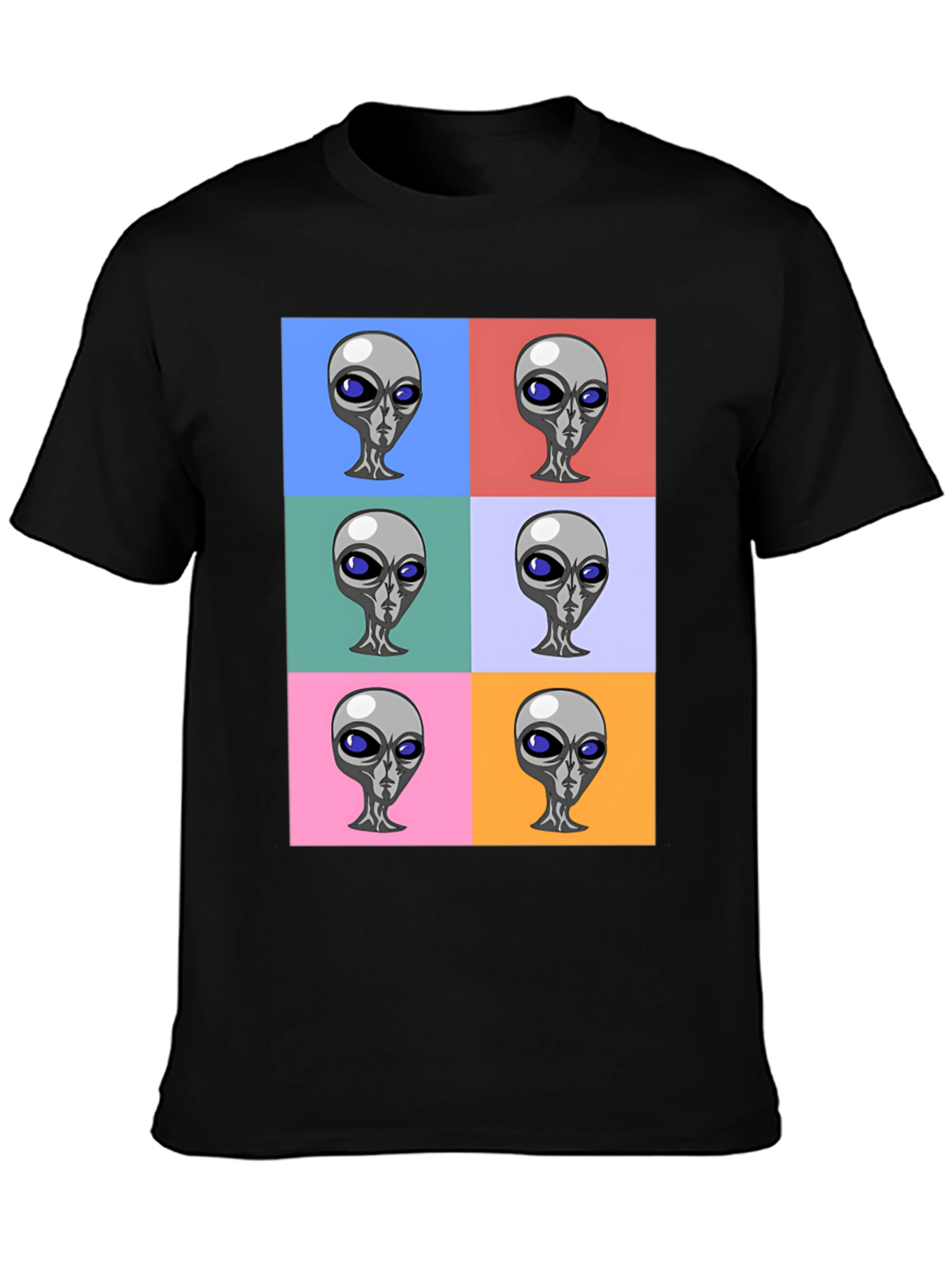 Alien Pop Art Graphic T-Shirt