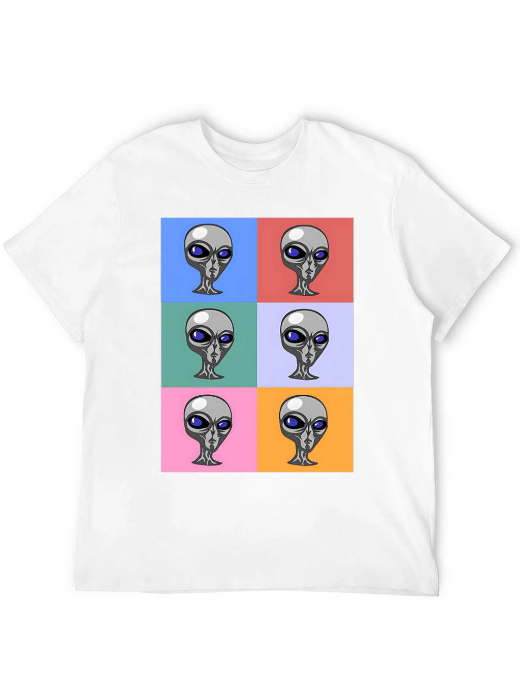 Alien Pop Art Graphic T-Shirt
