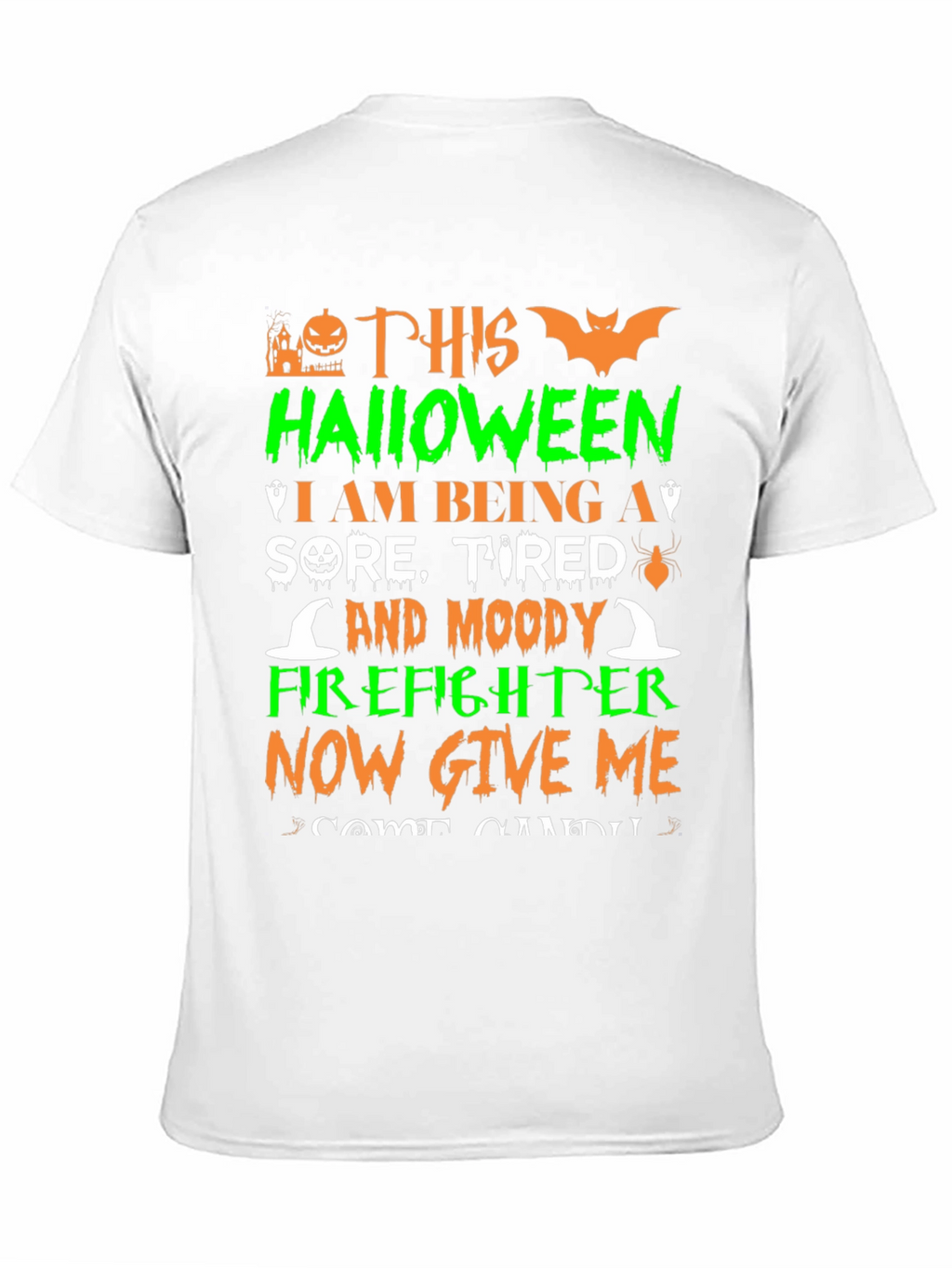 Funny Halloween Firefighter T-Shirt