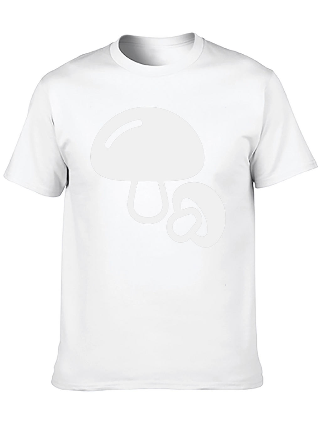 Mushroom Graphic Tee - Fun Black T-Shirt