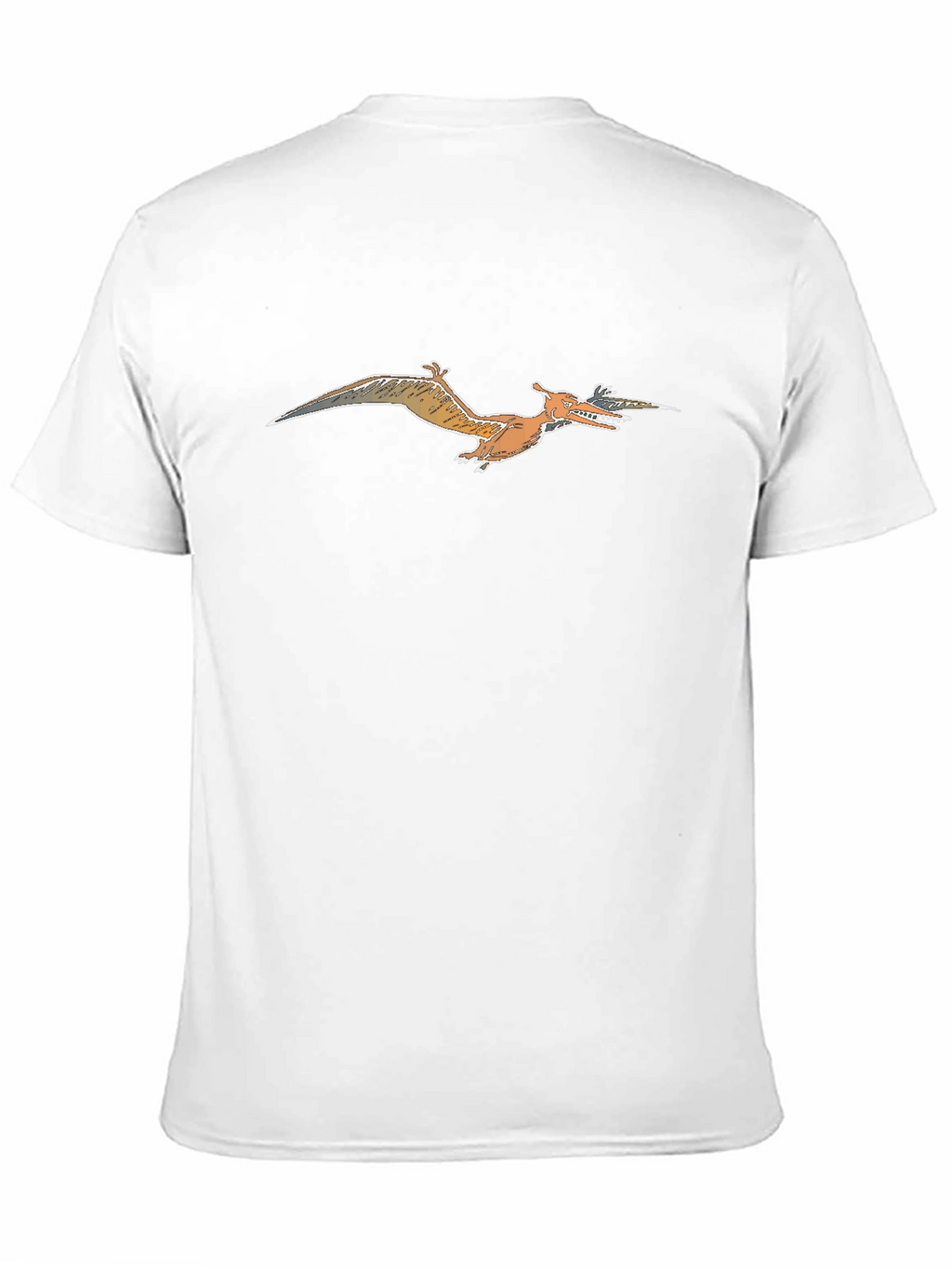 Pterodactyl Graphic Tee - Black Cotton T-Shirt
