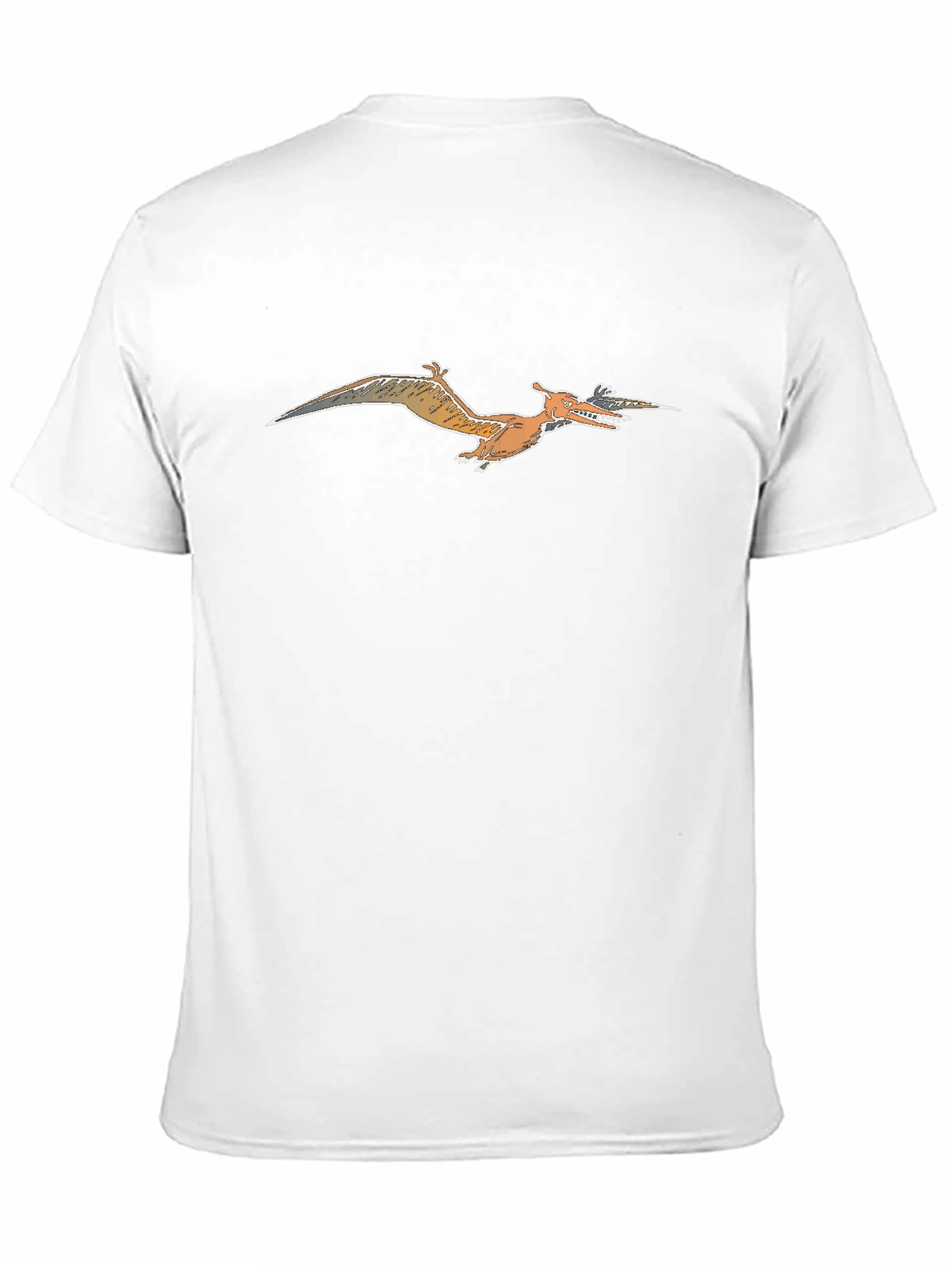 Pterodactyl Graphic Tee - Black Cotton T-Shirt