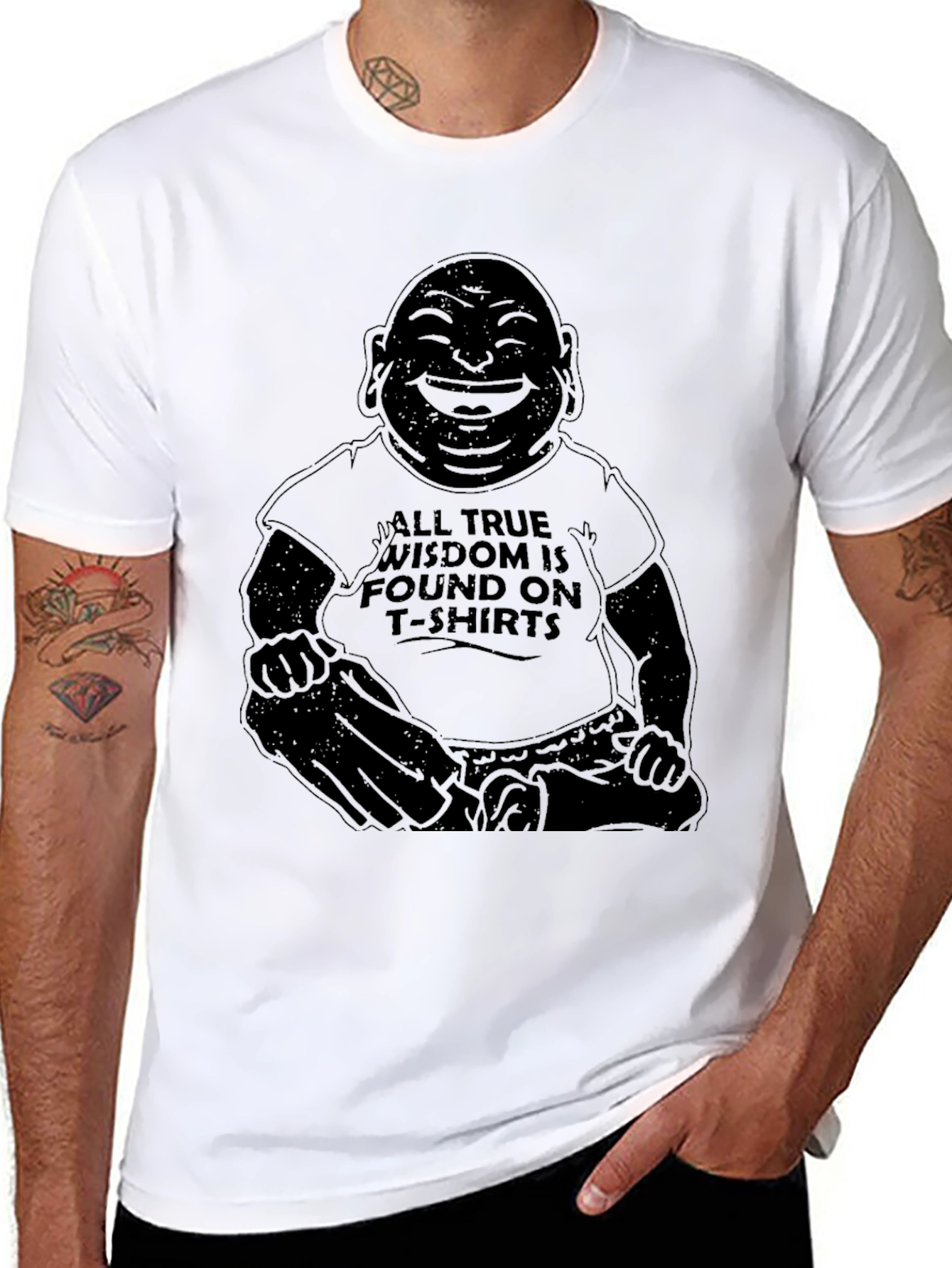 Buddha Wisdom Graphic T-Shirt