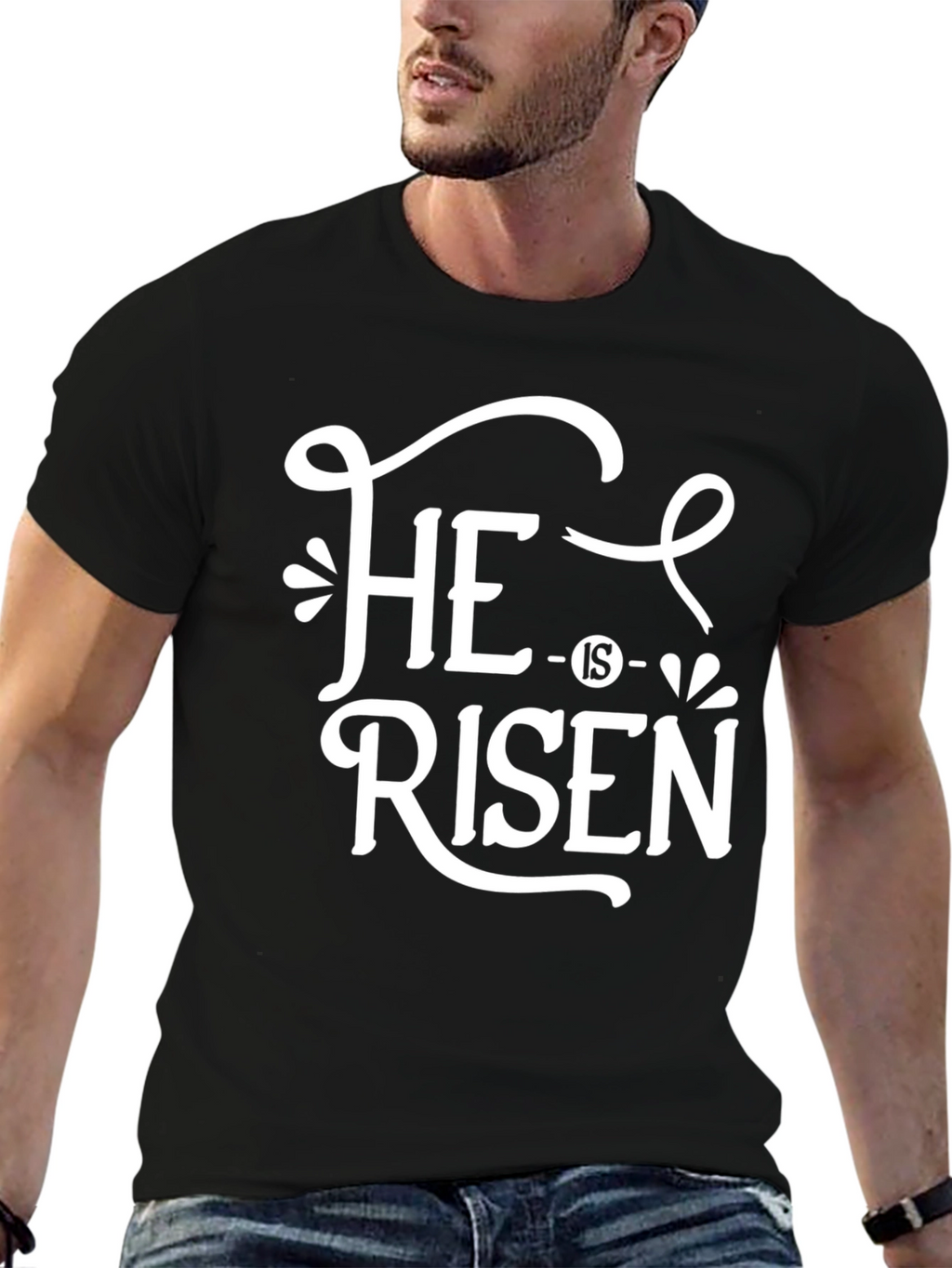 He Is Risen Graphic T-Shirt
