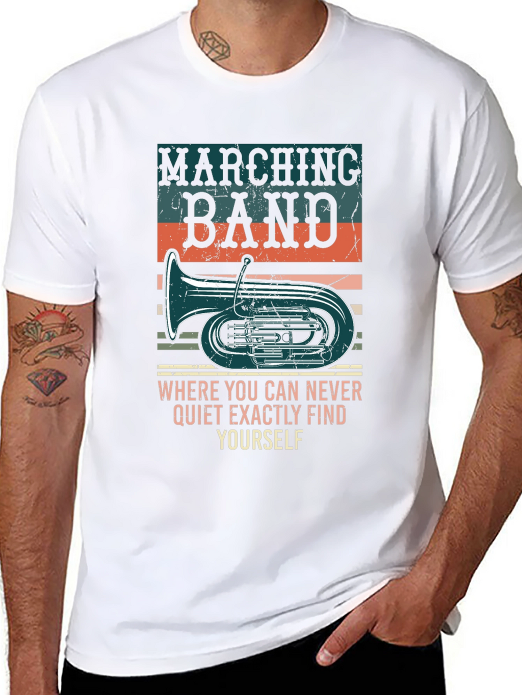 Marching Band Graphic Tee