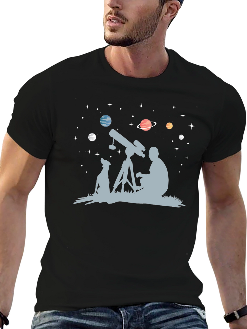 Astronomy Dog Lover T-Shirt