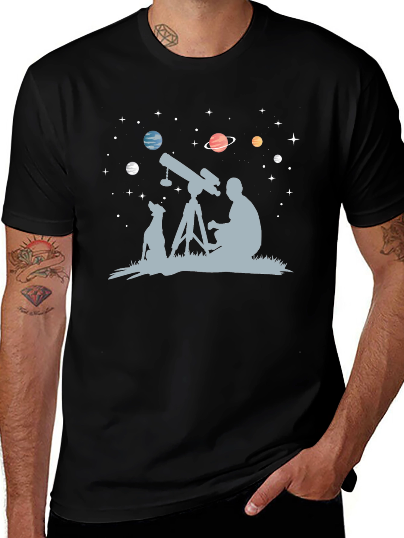 Astronomy Dog Lover T-Shirt