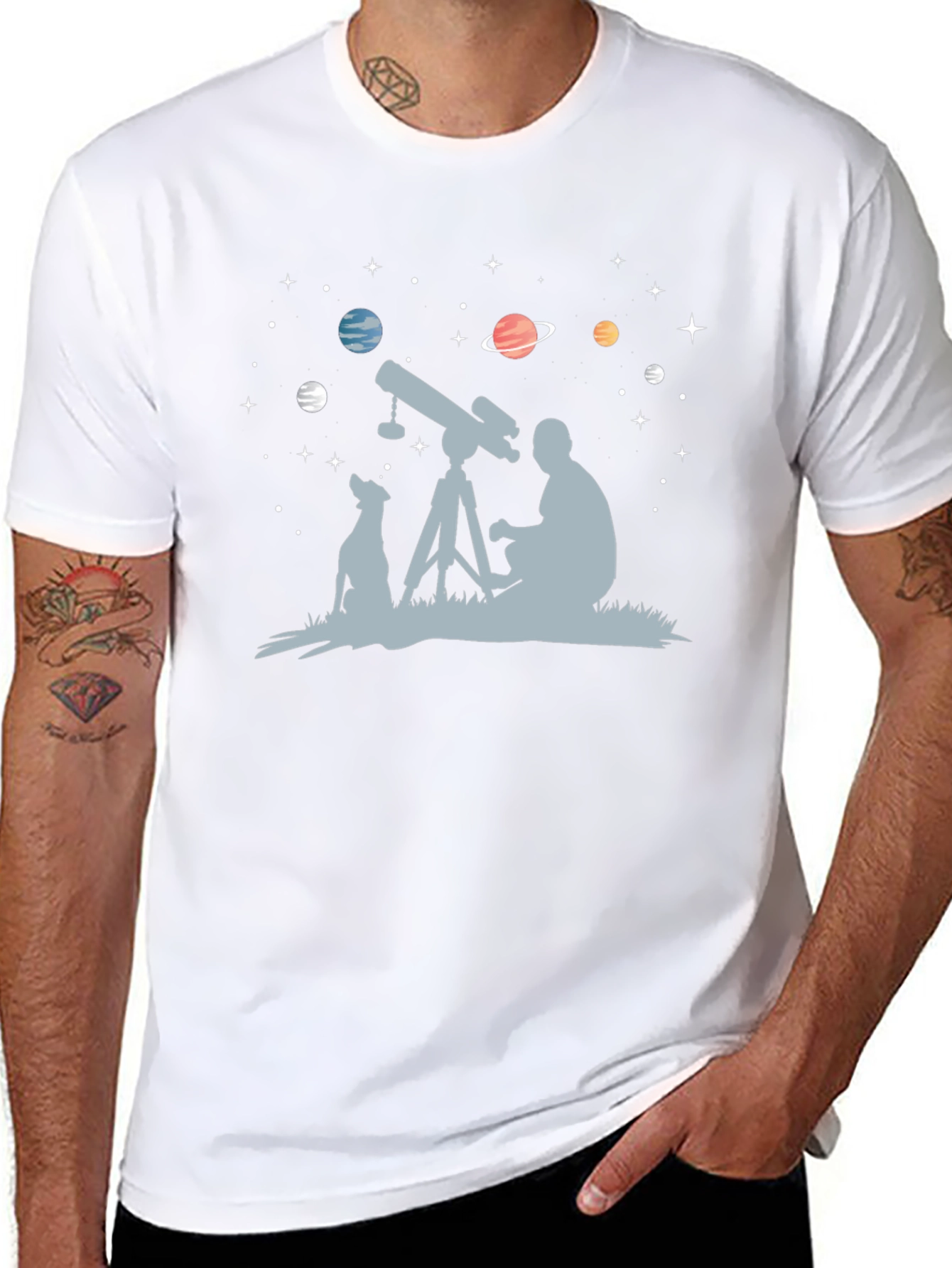 Astronomy Dog Lover T-Shirt