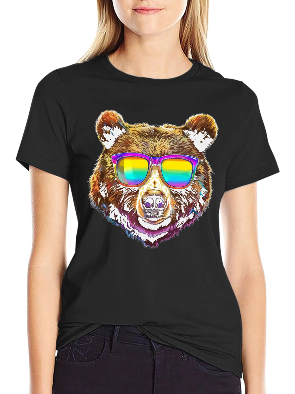 Cool Bear Graphic Tee - Mens Black T-Shirt