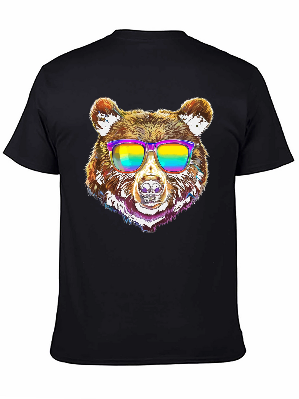 Cool Bear Graphic Tee - Mens Black T-Shirt