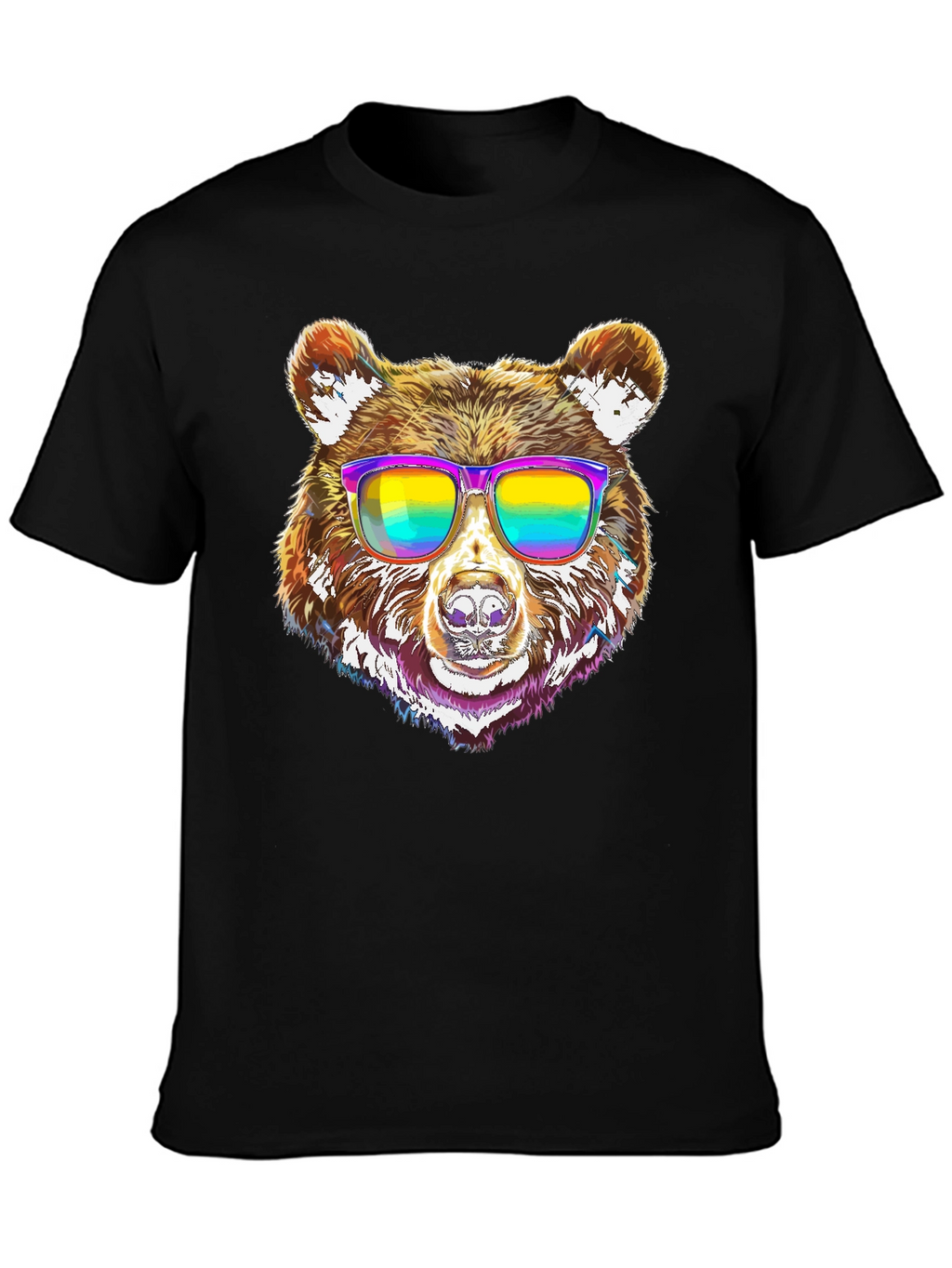 Cool Bear Graphic Tee - Mens Black T-Shirt