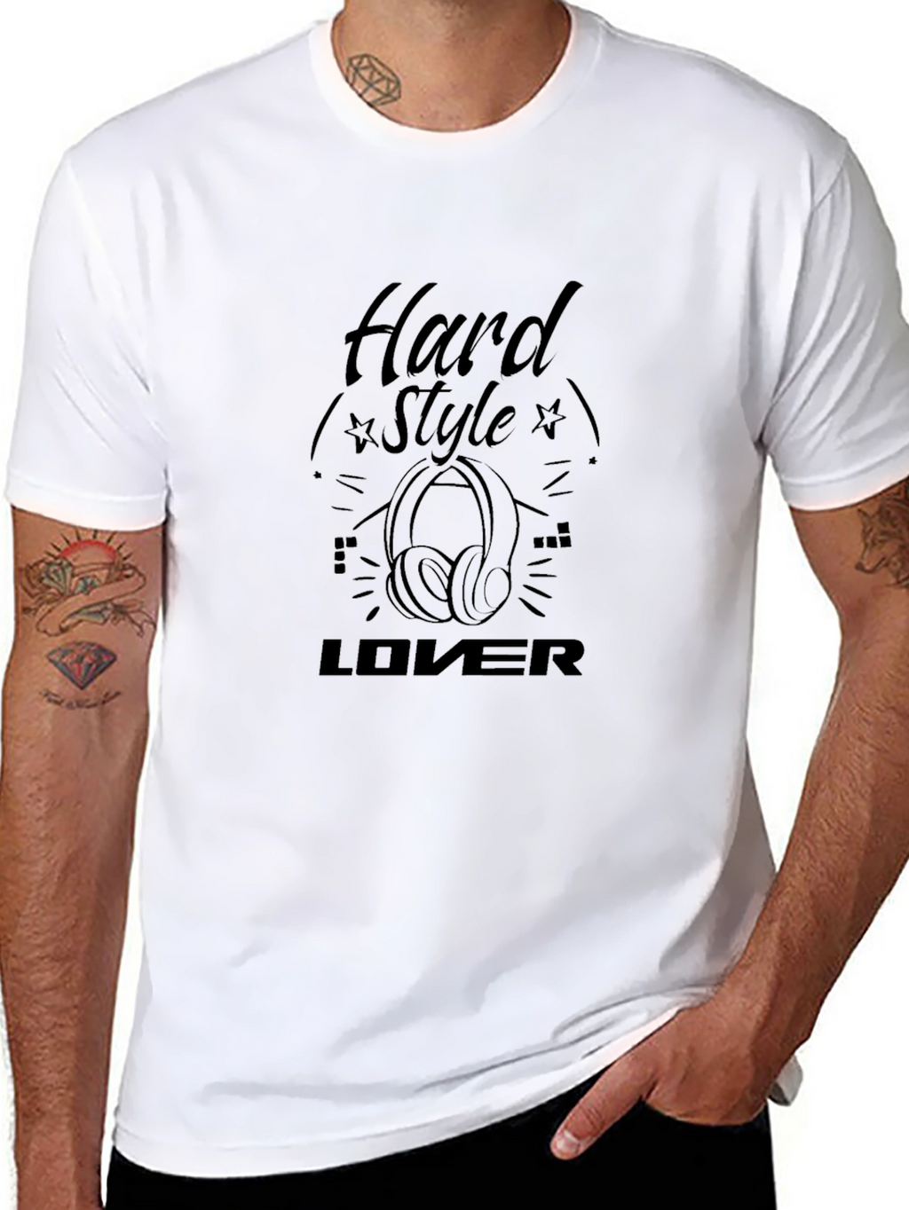 Hard Style Lover Black Graphic Tee