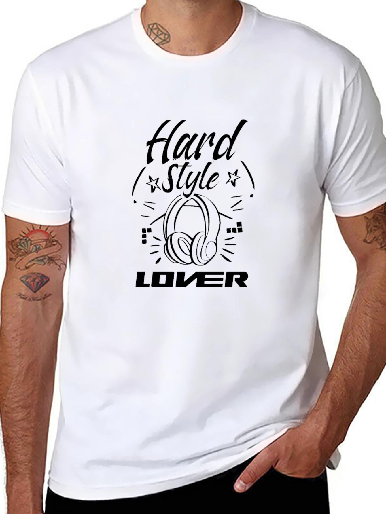 Hard Style Lover Black Graphic Tee