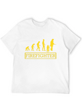 Firefighter Evolution Graphic T-Shirt - Black