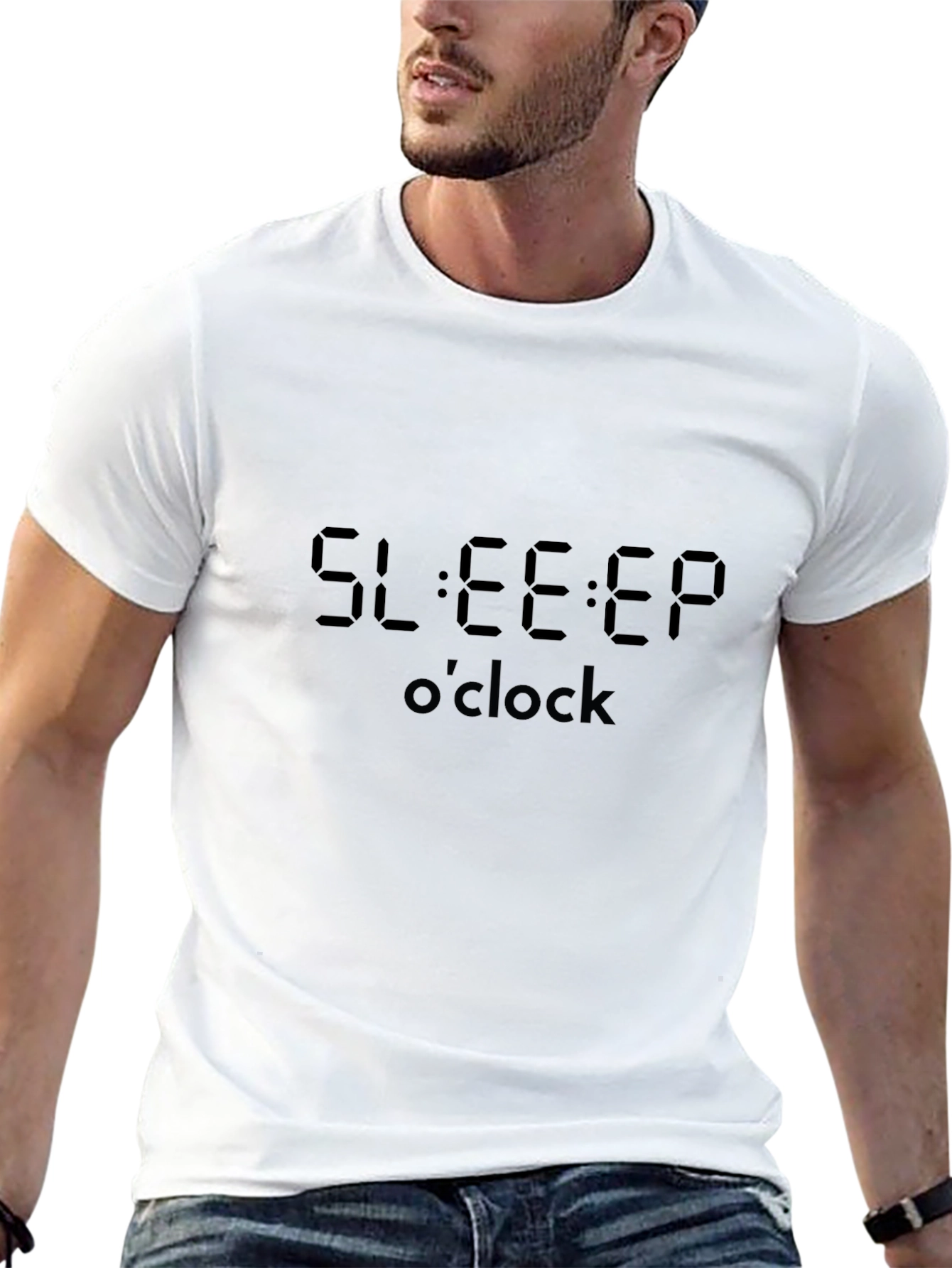 Sleep OClock Black Graphic Tee