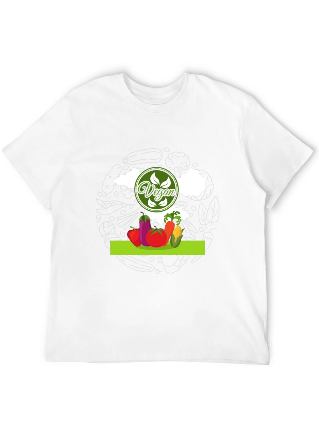 Vegan Graphic T-Shirt - Eat Your Veggies!