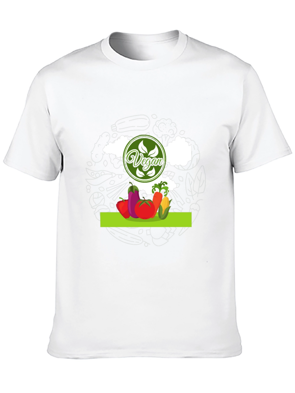 Vegan Graphic T-Shirt - Eat Your Veggies!