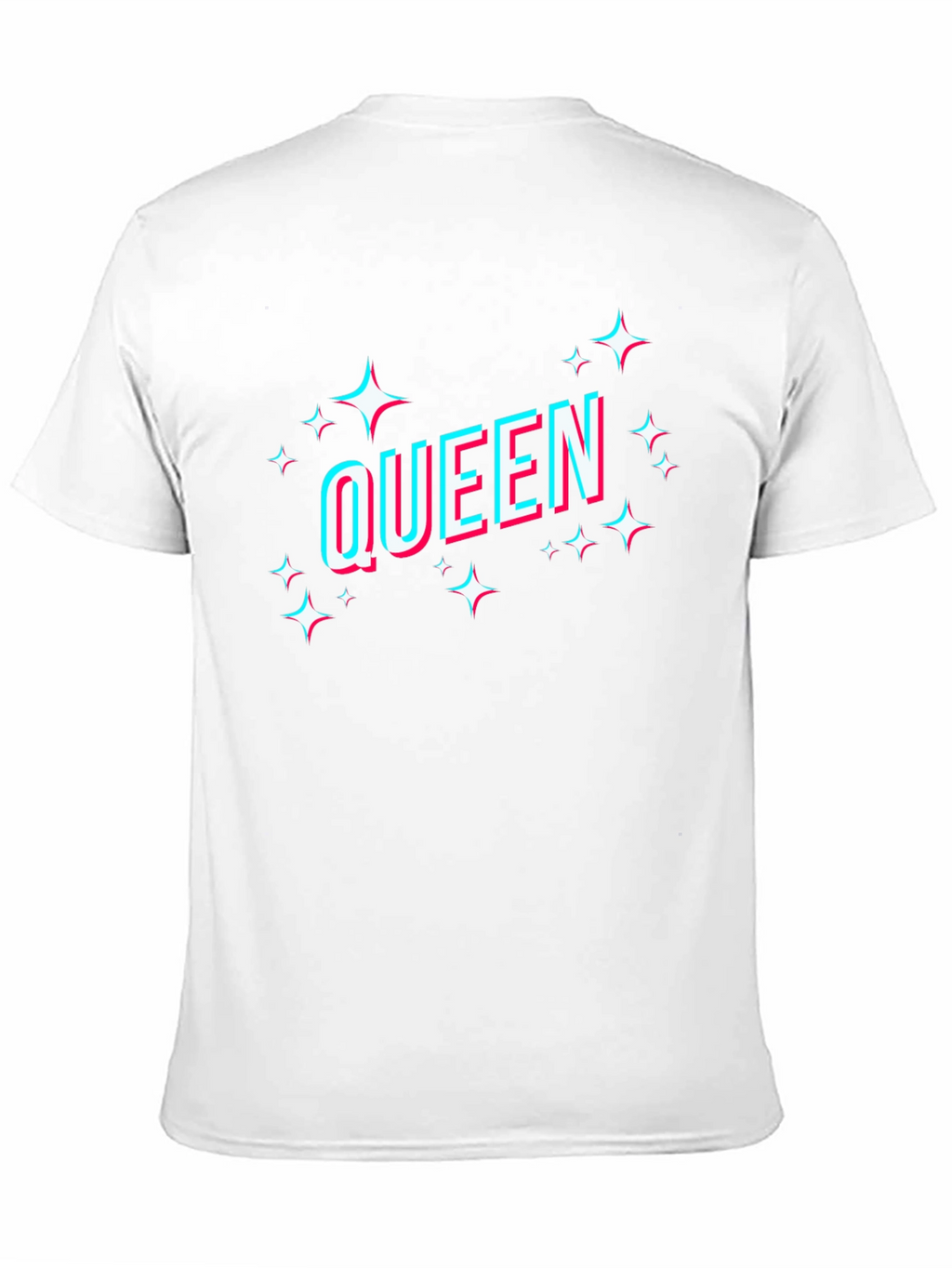 Queen Graphic Tee - Black Cotton Blend