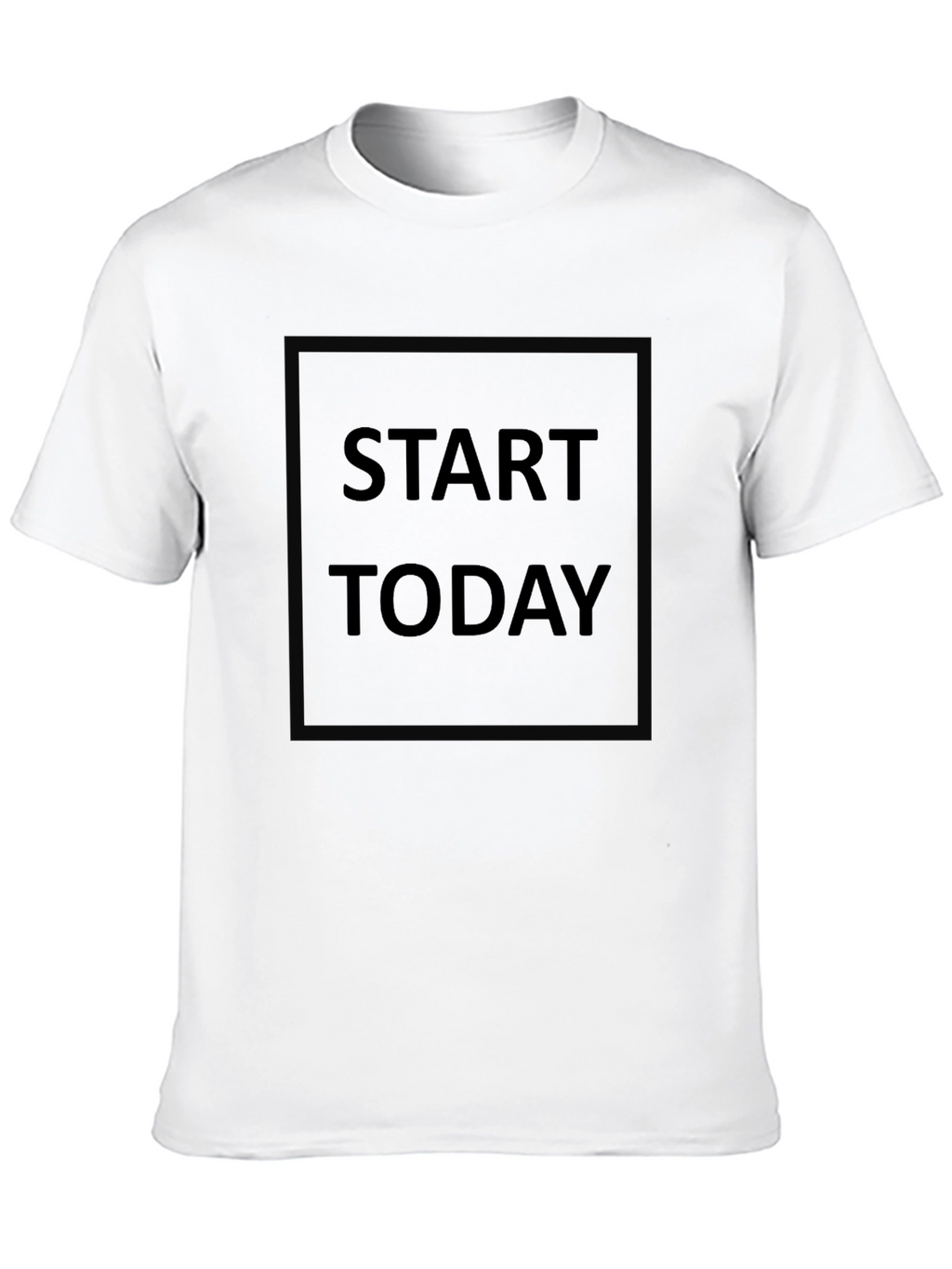 Start Today Black Graphic Tee