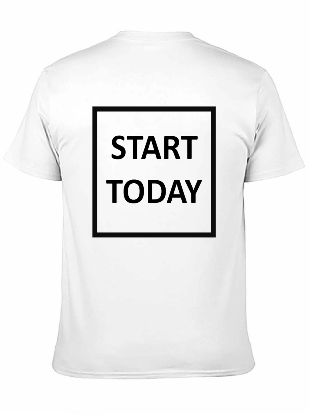 Start Today Black Graphic Tee