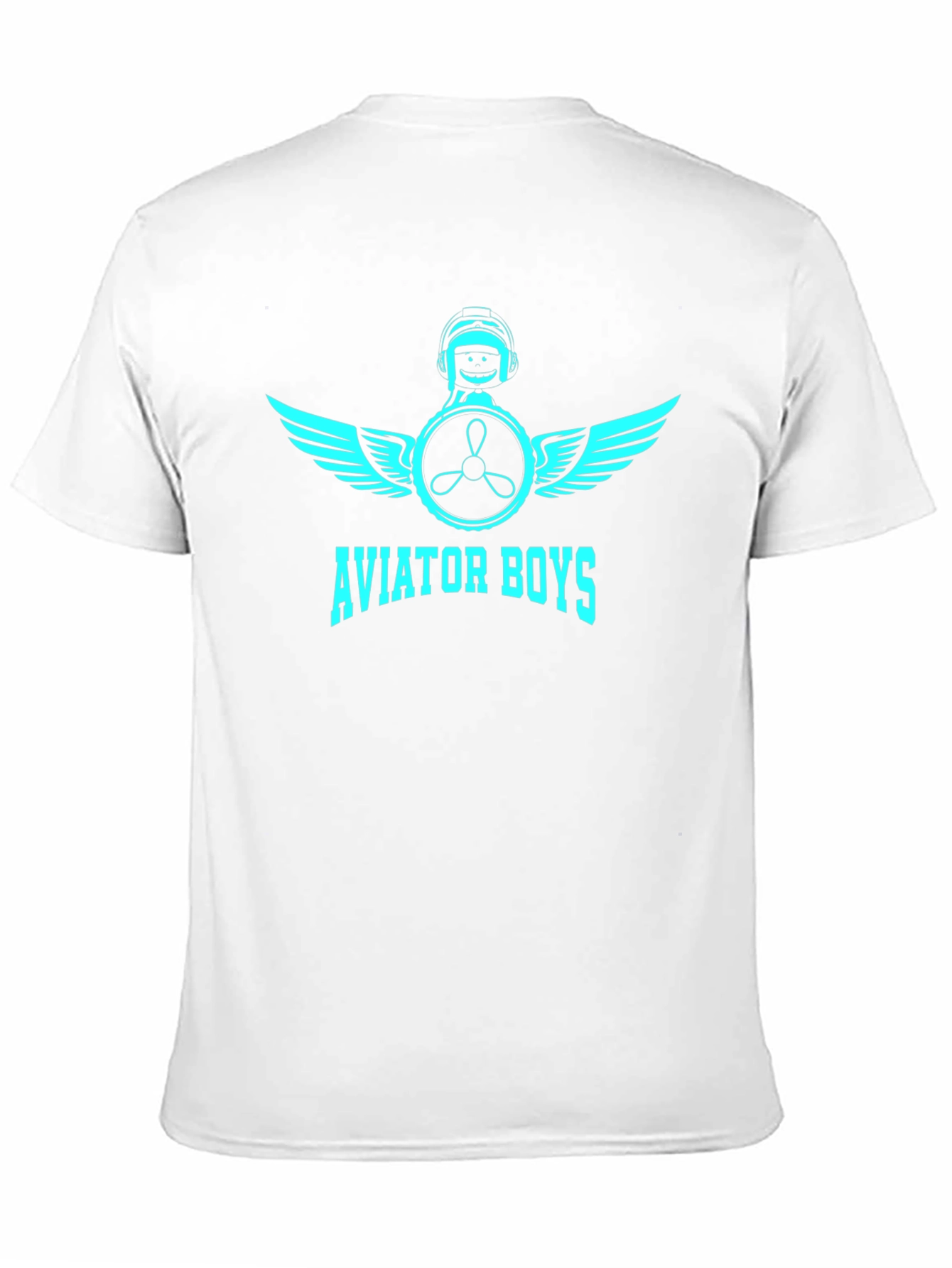 Aviator Boys Black T-Shirt - Pilot Design