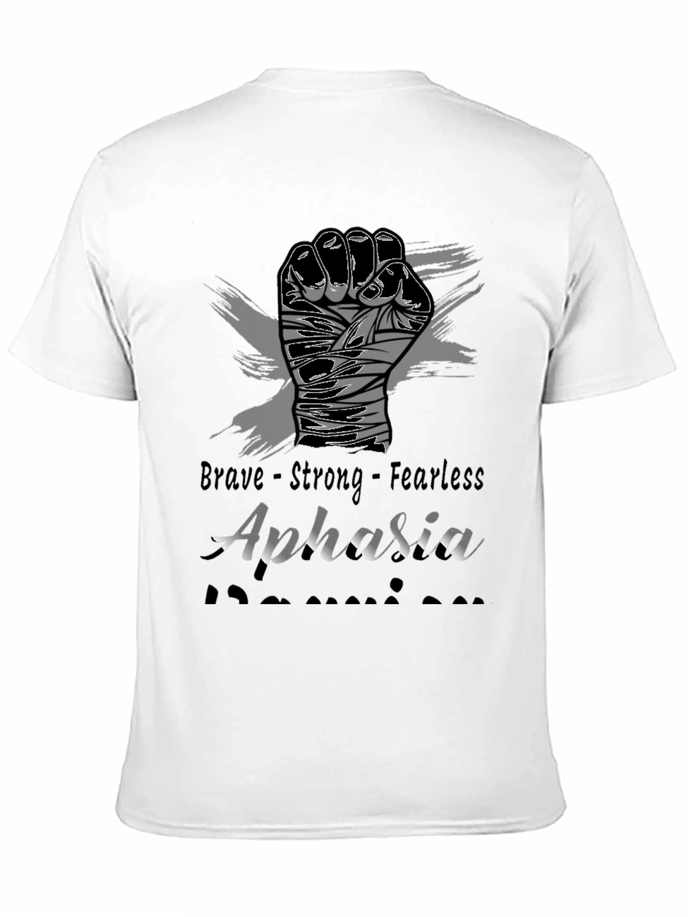 Brave Aphasia Awareness Graphic Tee