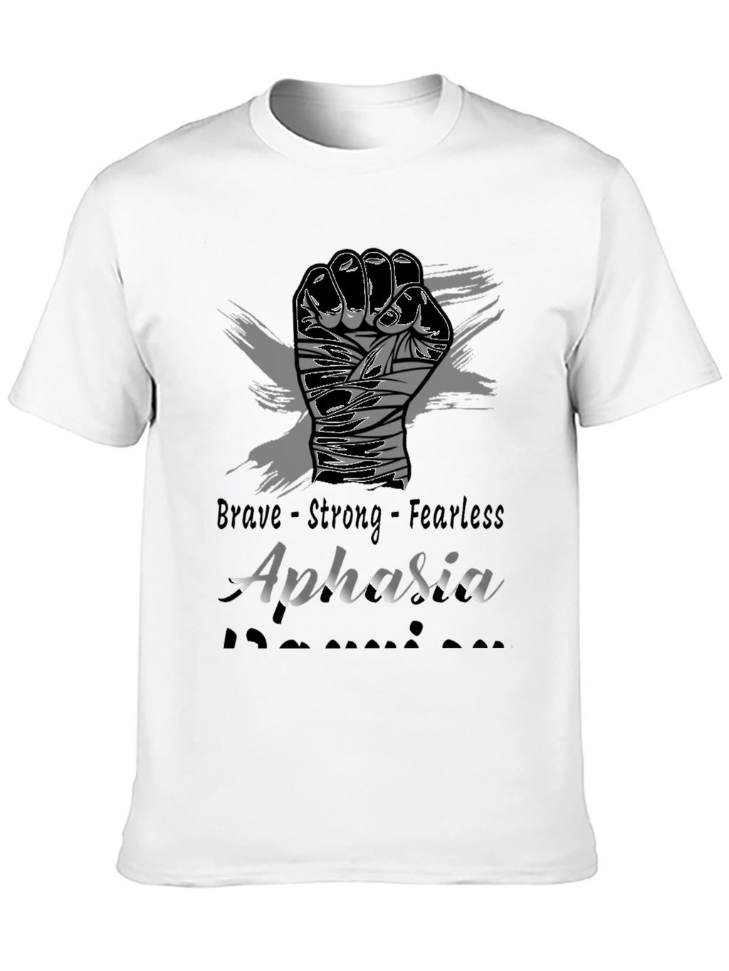 Brave Aphasia Awareness Graphic Tee